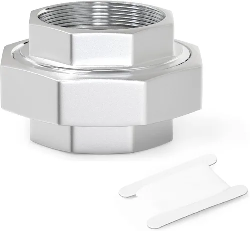 Vista 26 de TAISHER 1 pieza Unión de acero inoxidable 304, 2" NPT hembra, conexión de tubería fundida