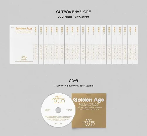 Vista 3 de NCT - Edad de Oro 4º Álbum Completo Coleccionando Ver (JOHNNY)