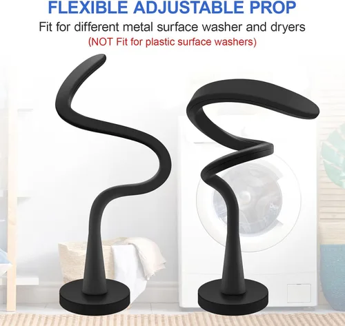 Vista 5 de Premium - Accesorio para puerta de lavadora de carga frontal, mantiene la puerta abierta, evita olores Sturdy Washer Door Prop Magnetic, Flexible