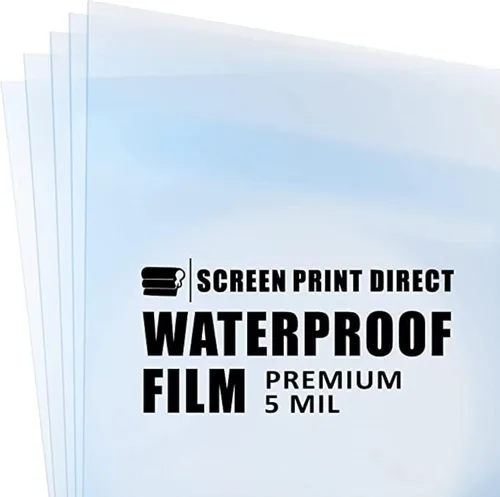Vista 10 de Screen Print Direct® Hojas de inyección de tinta impermeables (8.5" x 11" - 25 hojas) Transparency Film for Silk Screen Printing, Inkjet Film
