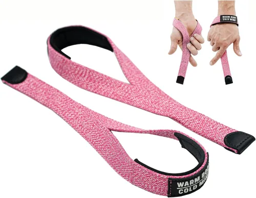 Vista 10 de WARM BODY COLD MIND V2 - Correas de muñeca para levantamiento de pesas, correas de mano para levantamiento de pesas, culturismo
