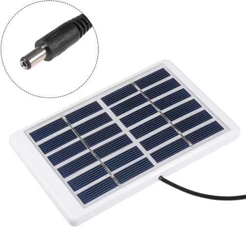Vista 4 de uxcell 1.2W 6V pequeño módulo de panel solar DIY polisilicio con 9.8 ft de alambre para juguetes cargador