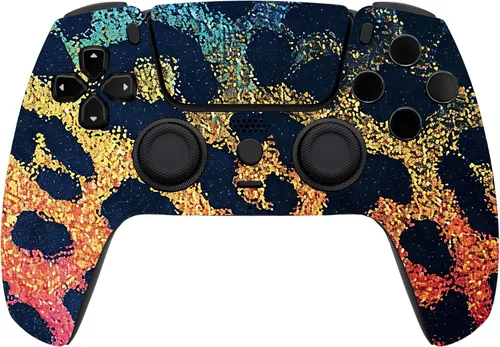 Vista 20 de ProControllers LLC Custom Wireless Controller for PS5 - Hand Airbrushed & Multiple Designs Available (Alligator)