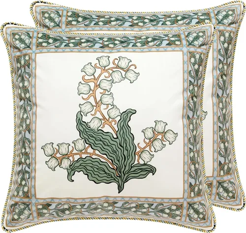 Vista 10 de patdrea Juego de 4 fundas de almohada decorativas, fundas de terciopelo suave para casa de campo, funda de almohada para automóvil, sofá, cama, sala