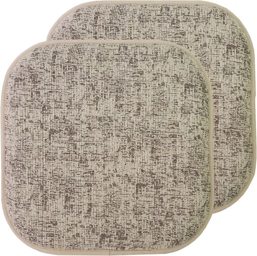 Vista 91 de Sweet Home Collection Cojines de espuma viscoelástica para silla, antideslizantes, diseño de panal de abeja, 16 x 16 pulgadas, paquete de 2