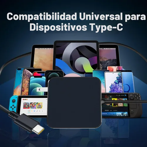 Vista 2 de Cargador rápido USB-C de 45 W para Steam Deck/OLED, adaptador de CA PD 3.0 con cable de 6.6 pies, compatible con Steam Deck Dock, ASUS ROG Ally