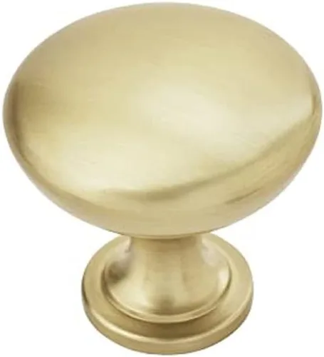 Vista 11 de Amerock Perilla redonda Edona de plata antigua de 1-1/4" para gabinete