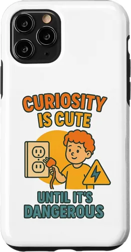 Vista 29 de Curiousity is Cute Workplace & Home Safety Awareness Gift Case for iPhone 16