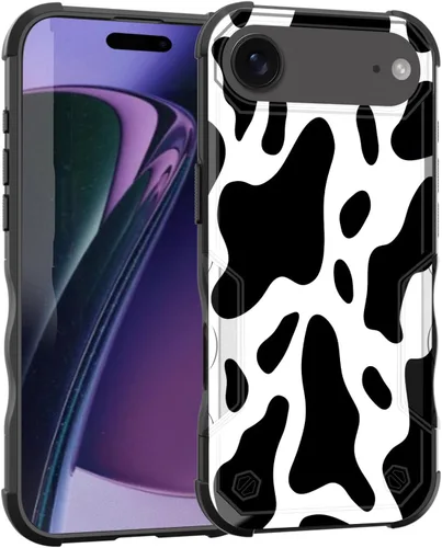 Vista 113 de Funda para iPhone Air, [doble capa] [protección contra caídas de grado militar de 10 pies] Funda resistente a prueba de golpes para iPhone Air