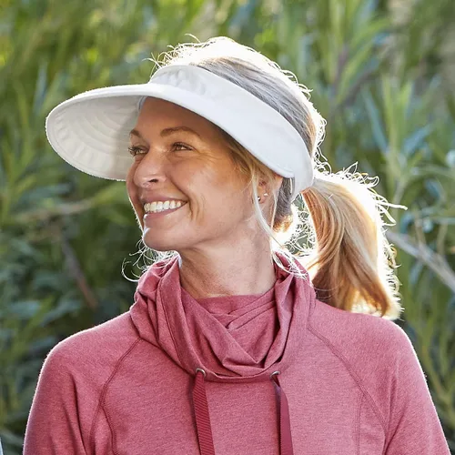 Vista 4 de Coolibar UPF 50+ Bel Aire - Parasol con cremallera para mujer, protección solar