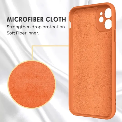 Vista 2 de Funda para iPhone 11, funda para iPhone 11, funda protectora de silicona delgada con soporte de anillo de goma suave, híbrida, a prueba de golpes