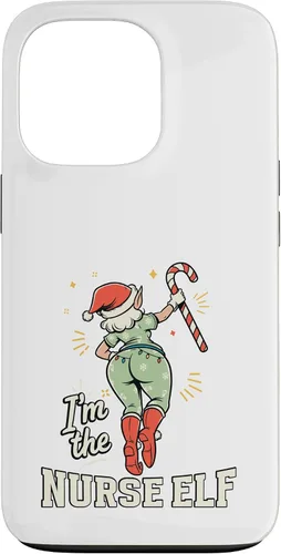Vista 9 de I'm The Nurse Elf Funny Matching Family Christmas Group Case for iPhone 16