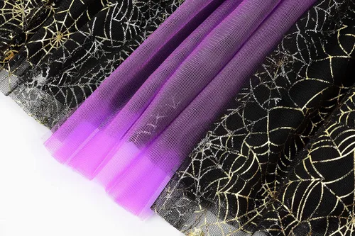 Vista 7 de ReliBeauty Vestido de bruja araña de Halloween para niñas