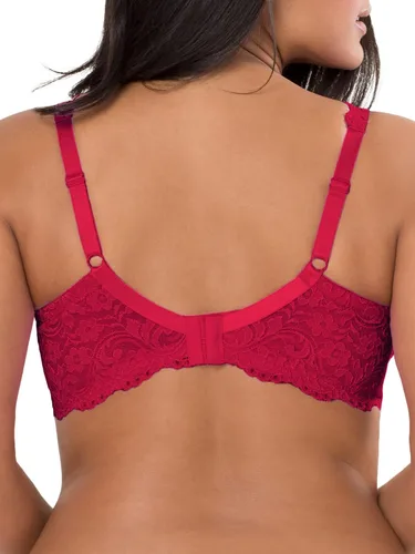 Vista 2 de Smart & Sexy - Brasier de encaje distintivo, talla grande, sin forro, con aro, para mujer, con soporte adicional