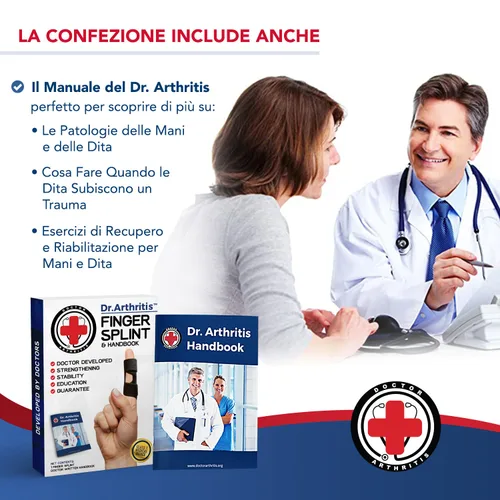 Vista 6 de Dr. Arthritis Doctor Developed - Férula para dedos acolchada para enderezar (negro, S/M, paquete de 2)