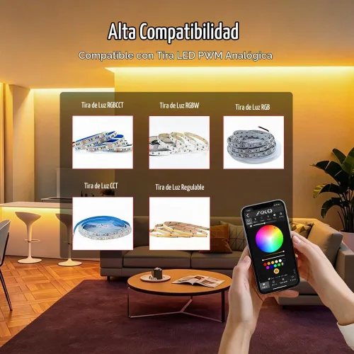 Vista 8 de GLEDOPTO Elite 5P EXMU WLED PWM 5 in 1 LED Strip Controller