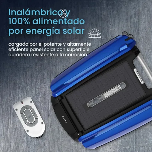 Vista 3 de Betta SE - Limpiador automático robótico para piscinas con bolsa de transporte y almacenamiento, potencia de limpieza continua 24/7, fideos de Azul