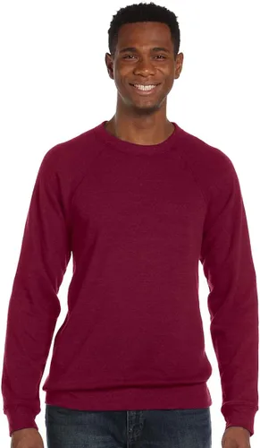 Vista 14 de Bella Canvas Sudadera de forro polar de esponja con cuello redondo (3901), Gris oscuro (Dark Grey Marble Fleck), M