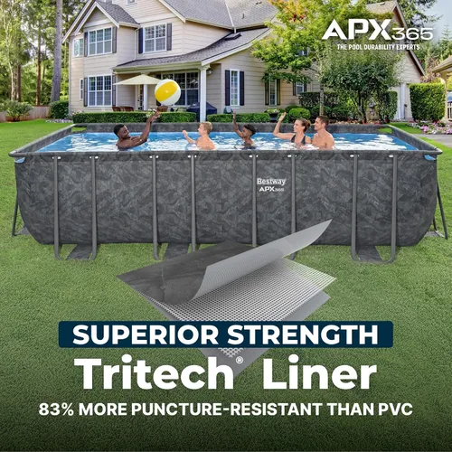 Vista 7 de Bestway APX 365 - Juego de piscina sobre el suelo de 18' x 9' x 52