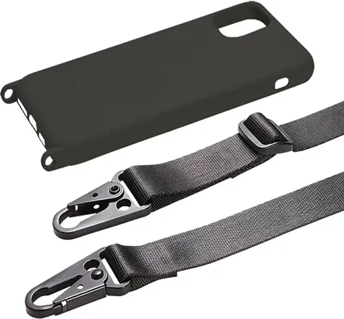 Vista 4 de Compatible con iPhone 6/7/8/SE2/SE3, funda de bandolera para teléfono con cordón, bonita funda de silicona suave con correa ajustable