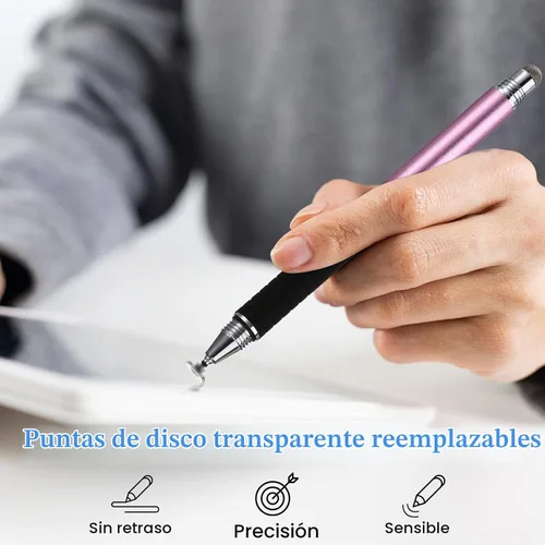 Vista 6 de Yexiya - 36 puntas de disco de lápiz capacitivo de repuesto solamente