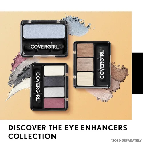 Vista 8 de COVERGIRL - 1 kit de realzadores de ojos, fórmula sedosa, transparente, aplicador de doble extremo, 100% libre de crueldad animal Dorado brillante