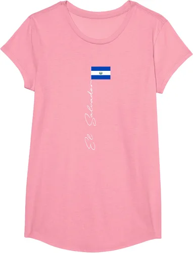 Vista 55 de Camiseta patriótica con bandera de El Salvador, Negro