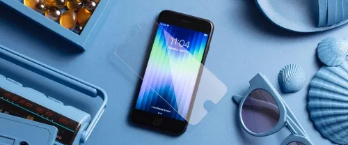Vista 2 de ZAGG Glass Elite Protector de Pantalla para iPhone SE (3ª/2ª Gen), 8, 7, 6s, 6 – Máxima Protección contra Impactos y Arañazos, Vidrio