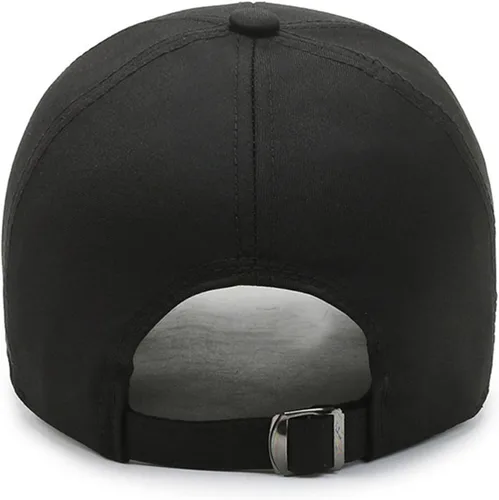 Vista 7 de talajee Gorra de béisbol de algodón para hombre y mujer, ajustable, para papá, color negro, para golf, de perfil bajo
