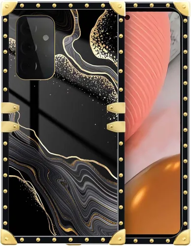 Vista 167 de Funda compatible con Samsung Galaxy A03S 4G, TPU suave de lujo y parte trasera de policarbonato duro para niñas y mujeres, funda protectora a prueba