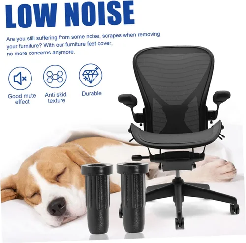 Vista 5 de NUOBESTY 35 Uds. Funda para silla de oficina, accesorios de escritorio para computadora, ruedas para silla de oficina, protector de ruedas
