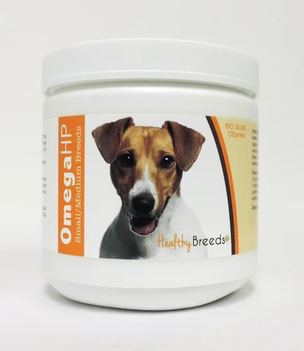 Vista 44 de Healthy Breeds Affenpinscher Omega HP - Masticables suaves para piel y pelaje, 60