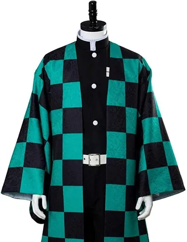 Vista 4 de Cosplay Life Demon Killer Vanquisher Complete Anime Costume Set Kimono Cardigan - Halloween Outfit For Unisex Adult