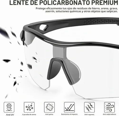 Vista 4 de OXG 6 Pack Safety Glasses, Scratch Resistant Wraparound Lenses ANSI Z87.1 Protective Eyewear for Unisex
