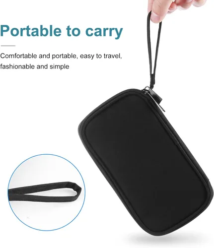Vista 3 de Funda de transporte para accesorios electrónicos, bolsa organizadora de accesorios electrónicos, bolsa organizadora de cables de viaje, bolsa