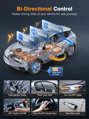 Vista 3 de FOXWELL NT510 Elite Herramienta de Escaneo Bidireccional Apta para Mercedes-Benz Sprinter Smart Maybach, Herramienta de Escaneo de Diagnóstico