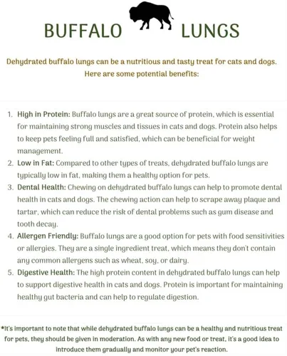 Vista 6 de Water Buffalo - Masticables pulmonares para perros – Ingridiente, de larga duración, alto en proteínas, bajo en grasa