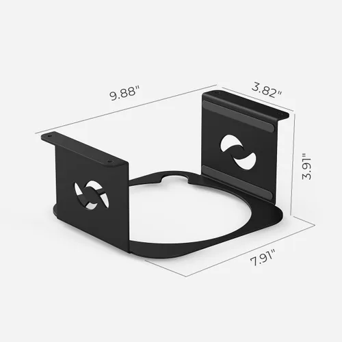 Vista 7 de HumanCentric Soporte para debajo del escritorio compatible con Mac Studio, soporte de montaje para M4 M3 M2 M1, disipación de calor, arañazos