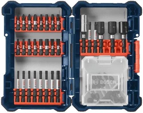 Vista 13 de Bosch DDMS20 Juego de sistema de caja personalizada con accionamiento de taladro resistente al impacto de 20 piezas