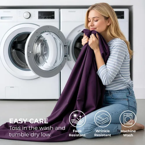 Vista 71 de Pure Bedding Juego de Sábanas Twin - Sábanas de Cama de Microfibra Ultra-Suave 1800 - Doble Cepillado - Bolsillos Profundos - Ajuste Fácil - Extra
