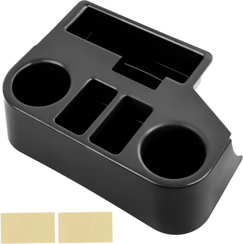 Vista 8 de DICMIC Apoyabrazos de consola central con portavasos adicional para Dodge Ram 1500 2500 3500, 2003-2012