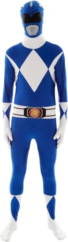 Vista 2 de Morphsuits Disfraz de Power Ranger para adulto, disfraz de Power Rangers para hombres adultos, disfraz de Power Ranger para mujer adulta