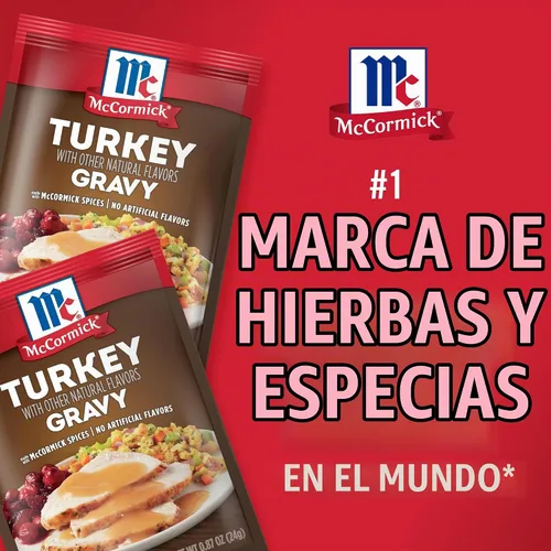 Vista 17 de McCormick Mezcla de salsa de pavo, 0.87 oz
