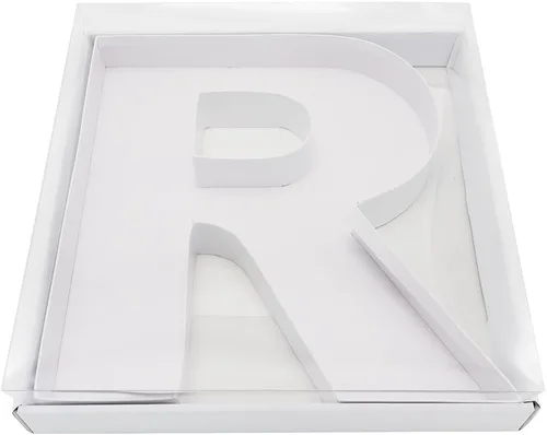 Vista 11 de WENPACK 2025 - Caja de regalo de cartón con forma de tapa transparente (negro, tapa graduada)