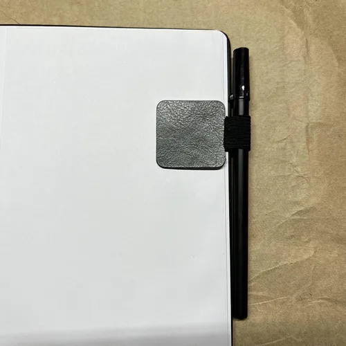 Vista 8 de Diario de cuadrícula de puntos A5, tapa dura, cubierta de piel vegana, papel blanco brillante, 160 páginas, 160 GSM, diario punteado, cuaderno lunar