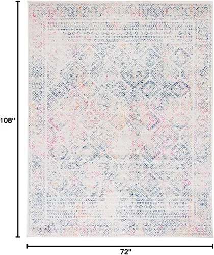Vista 292 de Safavieh - Alfombra decorativa de la colección Tulum, modelo TUL264F, estilo marroquí, bohemio y desgastado, no suelta pelusa, para sala, vestíbulo