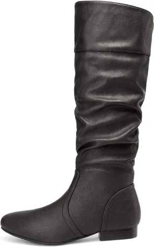 Vista 2 de DREAM PAIRS Botas de pantorrilla ancha hasta la rodilla para mujer, para otoño e invierno