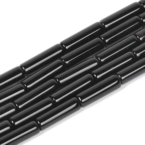 Vista 28 de HAAMIIQII Cuentas de tubo de amazonita natural de 0.512 x 0.157 in, cuentas sueltas de piedra cilíndrica para fabricación de joyas, 15 pulgadas