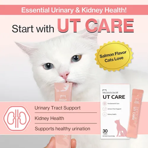 Vista 3 de Doctor By UT Care Cat - Suplemento urinario de apoyo renal para UTI de gatos, tratamiento con arándano para la salud renal de gatos con Pacran