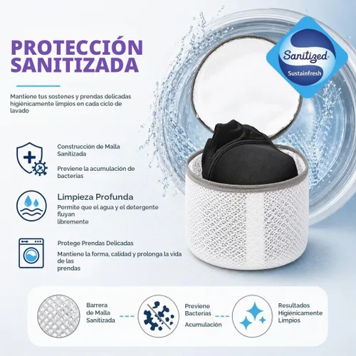 Vista 8 de woolite - bolsas de lavandería antisépticas.